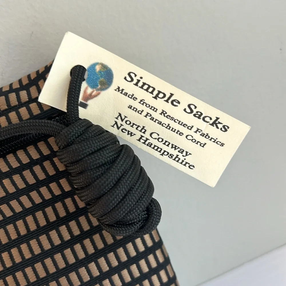 NWT SIMPLE SACKS Tapestry Crossbody Bag, Made in NH USA